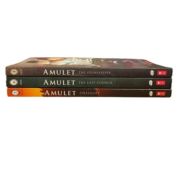 Amulet Graphic Novel Series Books 1, 4, & 7 by Best Selling Author Kazu Kibuishi - Picture 3 of 6